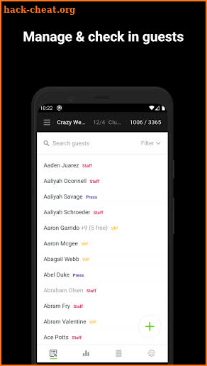 Guest List App | Attendium screenshot
