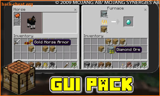 GUI Pack Addons Minecraft screenshot