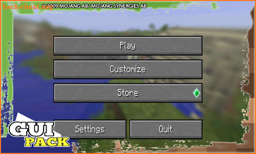 GUI Pack Mod to Minecraft PE screenshot