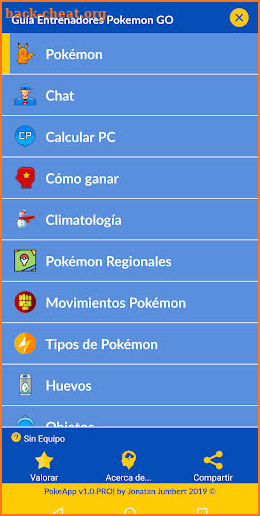 Guía Entrenadores Pokemon PRO screenshot