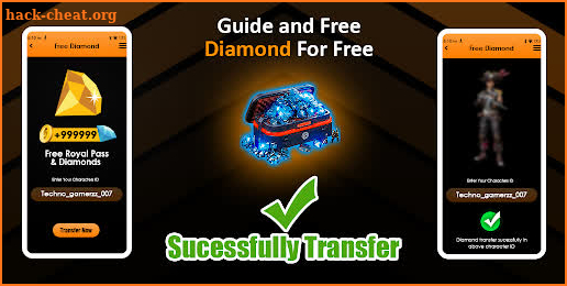 Guide and free diamonds for free F screenshot