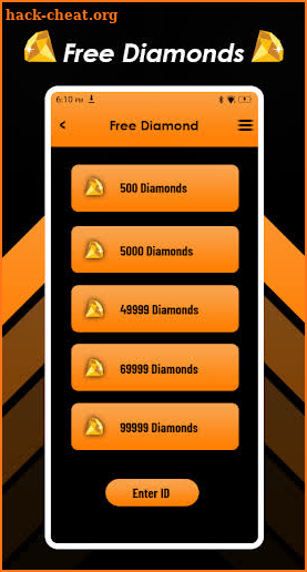 Guide and free diamonds for free F screenshot