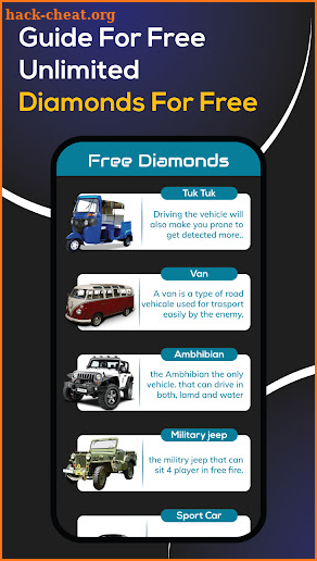 Guide and Free Diamonds for Free Free screenshot