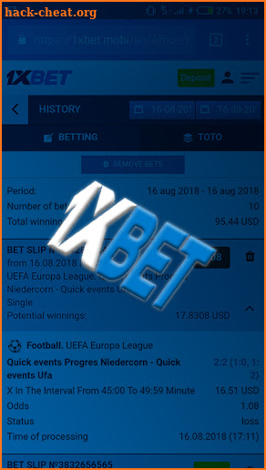Guide for 1xbet Sports Betting Free Tips screenshot