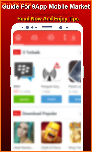 Guide For 9 app Mobile Market screenshot