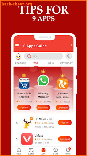Guide for 9app Mobile Market screenshot