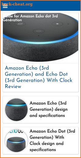 Guide for Amazon Echo dot 3rd Génération screenshot