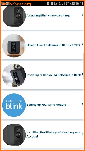 Guide For Blink Camera screenshot