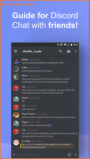 Guide for Discord Chat for Communities and Friends screenshot