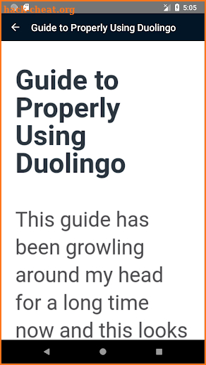 Guide For Duolingo screenshot