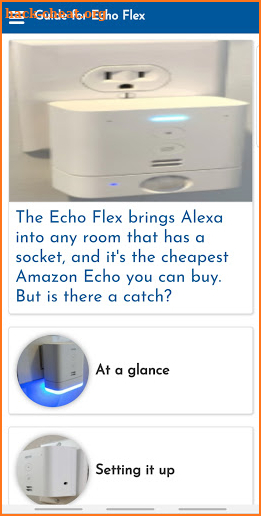 Guide for Echo Flex screenshot