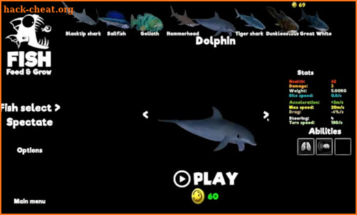 Guide for Feed Fish and Grow Tips 2021 screenshot
