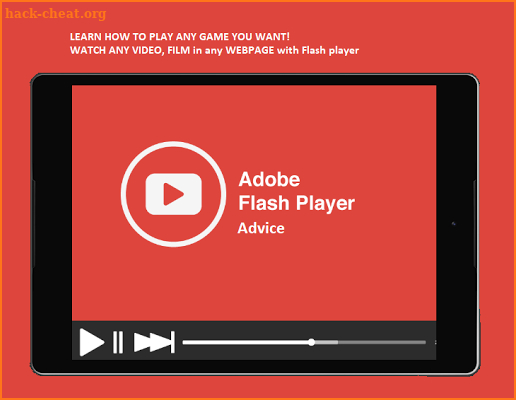 Guide for Flash Player update for android screenshot