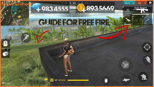 Guide for Free Fire Diamonds & Coins screenshot