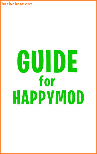 Guide for HappyMod : Happy Apps manager screenshot