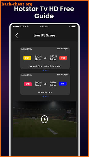 Guide for Hoster Live Cricket Stream App screenshot