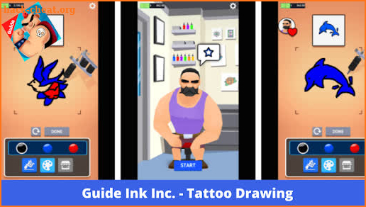 Guide For Ink Inc Game Tattoo Drawing Tips 2020 screenshot