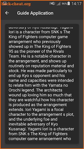Guide for king of fighters kof 2002 magic plus 2 screenshot