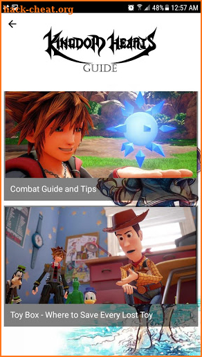 Guide for Kingdom Hearts 3 screenshot