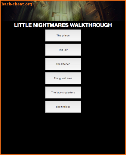 Guide for Little Nightmare screenshot