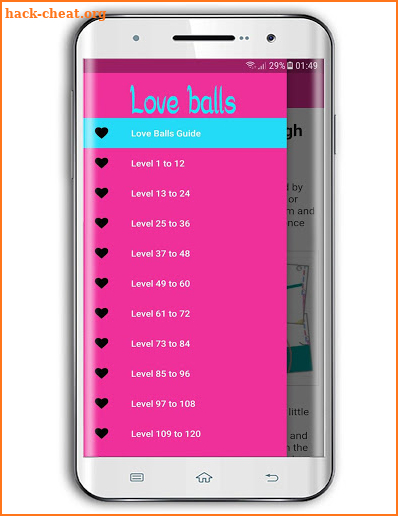Guide for Love balls screenshot