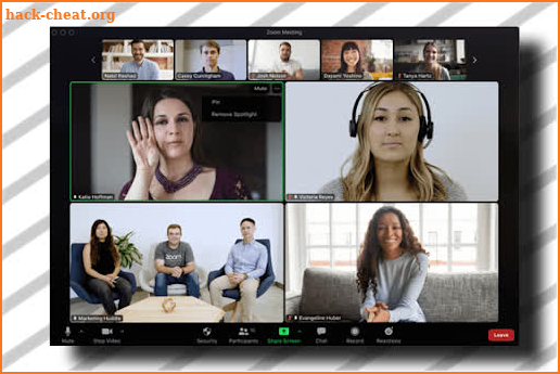 Guide For Meet Video Conference Call - Tips Zom screenshot