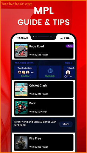 Guide For MPL Game App & Earn Tips screenshot