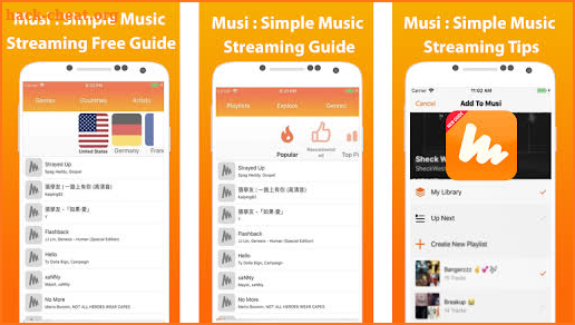 Guide for Musi Simple Music Streaming 2021 screenshot