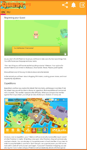 Guide for Pokemon Quest screenshot