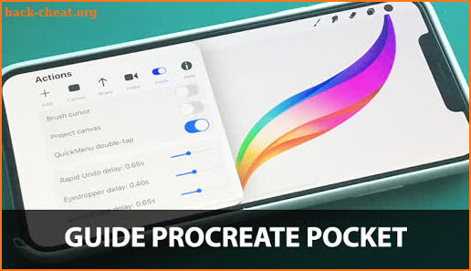 Guide for Procreate Pocket Drawing Assistant screenshot