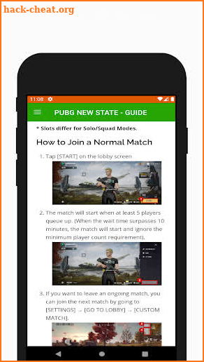 GUIDE FOR PUBG NEW STATE screenshot
