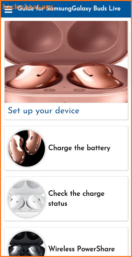Guide For Samsung Galaxy Buds Live screenshot