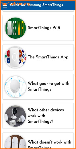 Guide for Samsung SmartThings screenshot