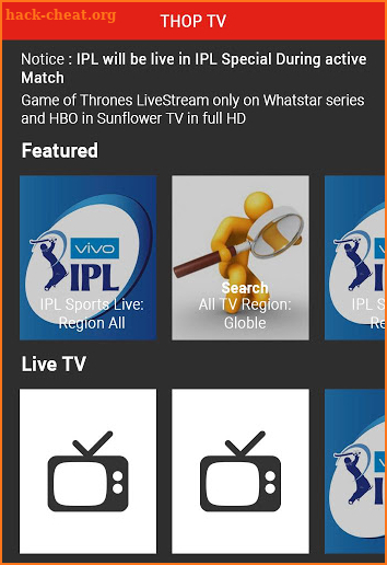 Guide for THOP TV - Free HD Live TV Guide screenshot