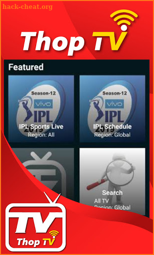 Guide For ThopTV - HD Live & Free TV screenshot
