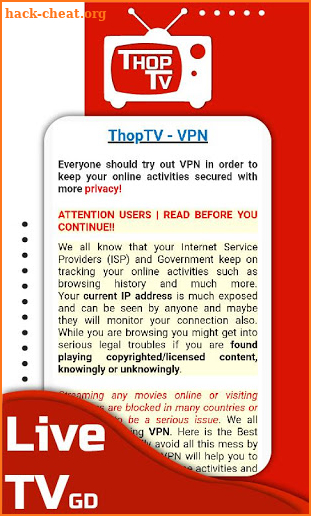 Guide for THOPTV Live TV Tips of Thop TV Firestick screenshot
