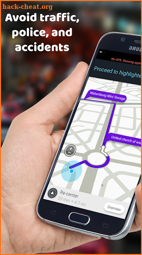 Guide for Waze Navigation & Live Traffic,Waze Maps screenshot