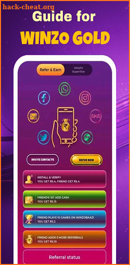 Guide for Winzo Games : Earn Money for Winzo Games screenshot