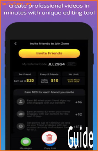 Guide for Zynn 2020 -Tips and Tricks to earn money screenshot