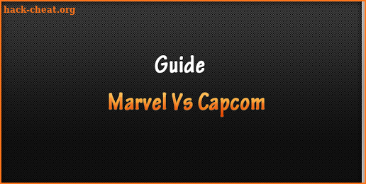Guide Marvel vs Capcom: Clash of Super Heroes MVSC screenshot
