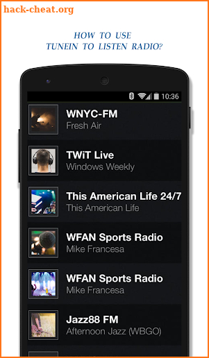 Guide Radio Sports Music News Podcasts screenshot