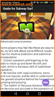 Guide Subway Surf screenshot