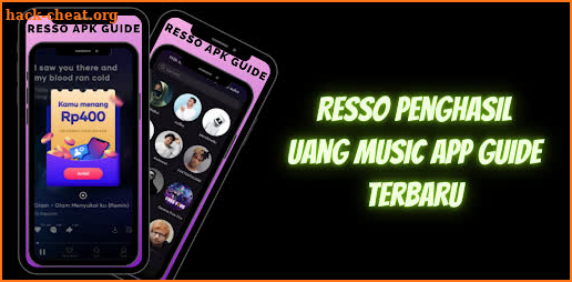 Guide Terbaru Resso penghasil Uang Music App screenshot