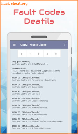 Guide to DTC Error Codes screenshot