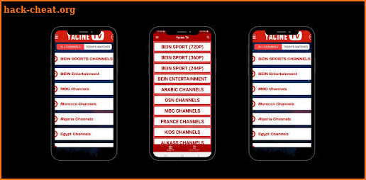 Guide Yacine app | TV Sport screenshot