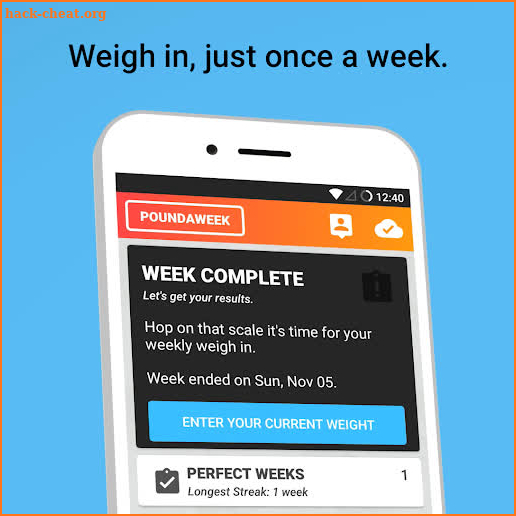 Guided Diet Plan and Calorie Counter by Poundaweek screenshot