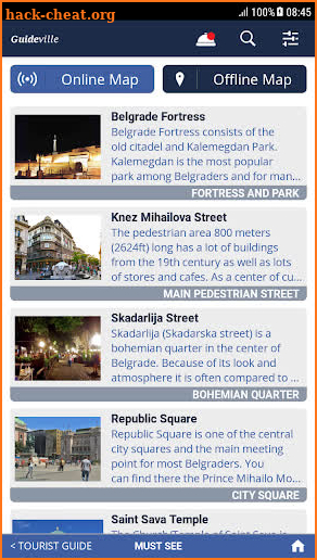 Guideville - Belgrade Offline Guide screenshot