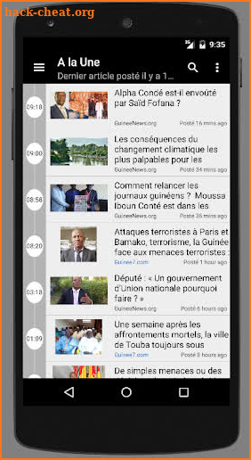 Guinée : Actualité en Guinée screenshot