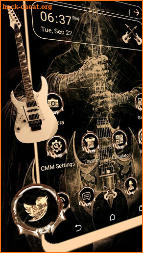 Guitar Demon Launcher Theme screenshot