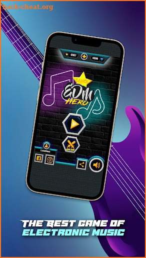 Guitar EDM Hero: Music Game screenshot